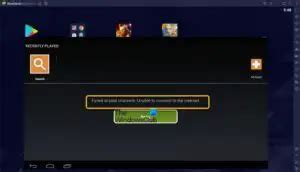 failed to load channels in bluestacks